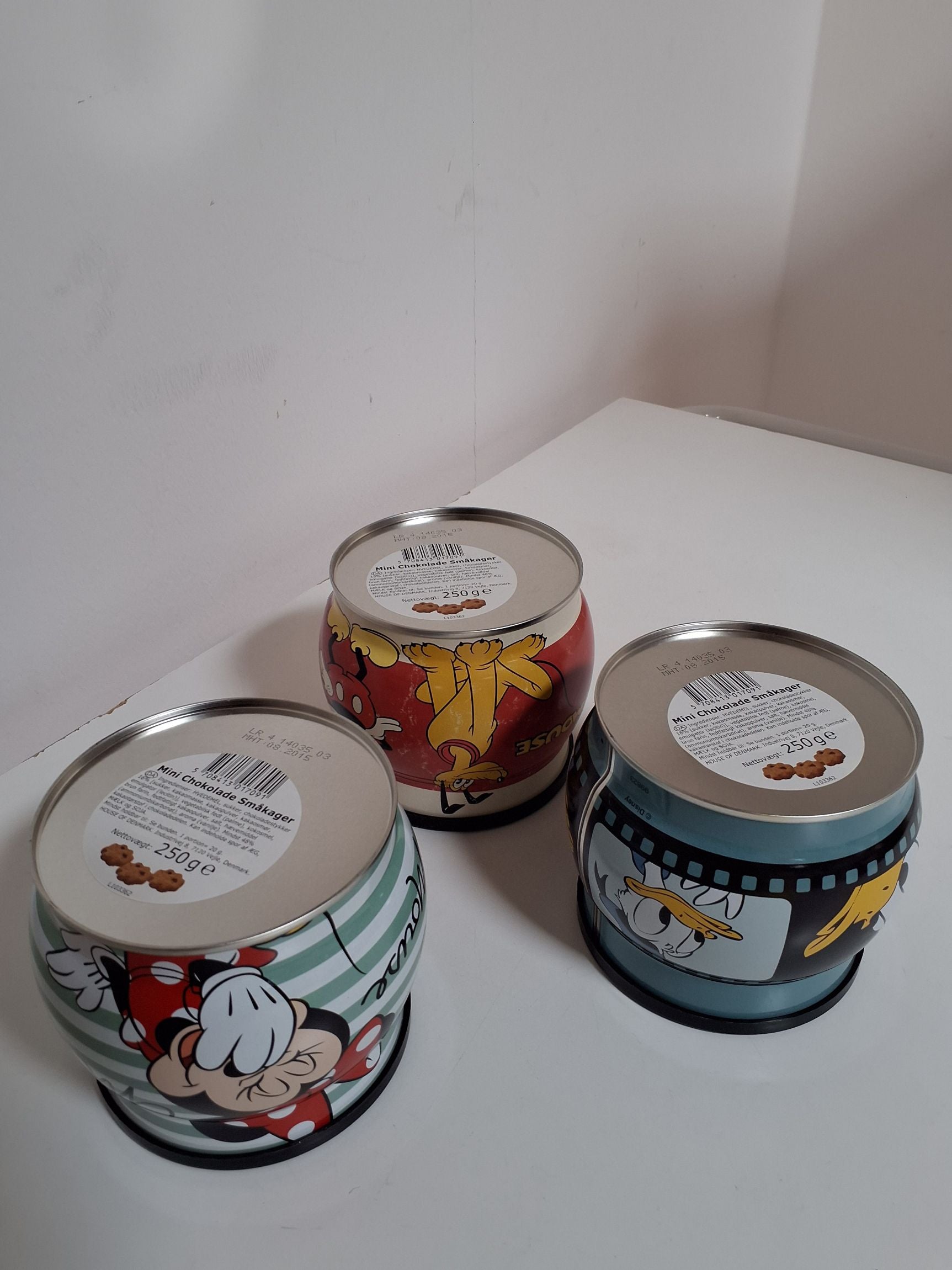 3 stk Disney kagedåser